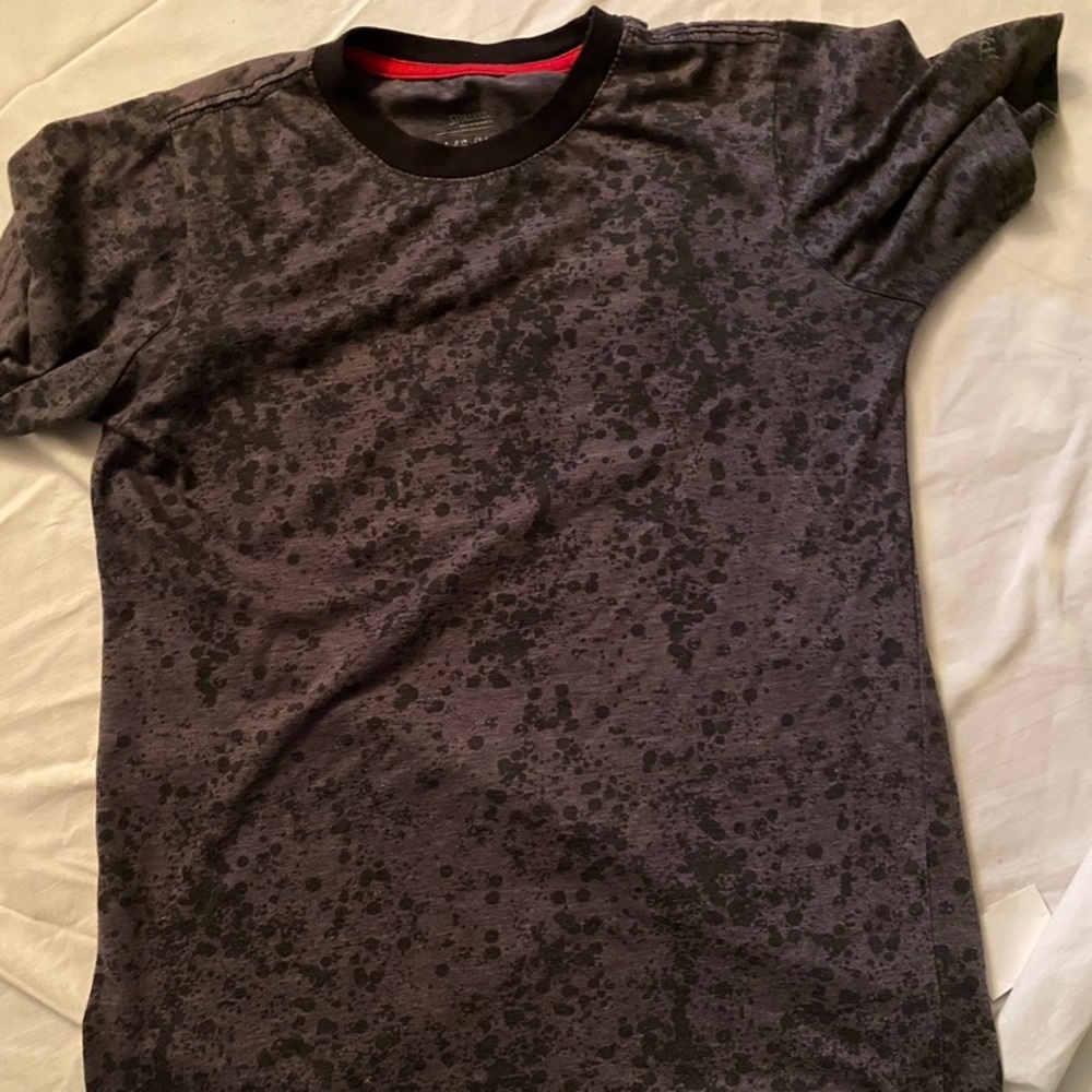 Grey T shirt drip design